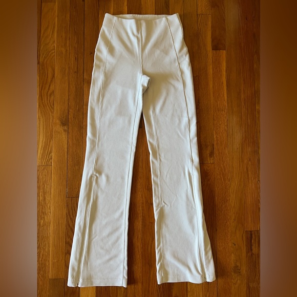 lululemon Brushed Softstreme Ribbed Zip Flared Pant - Picture 6 of 10